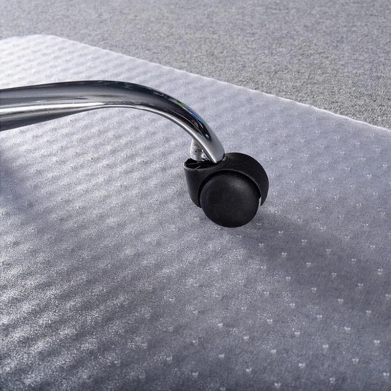 Office Chair Floor Mat For Carpet Protection Durable AntiSlip Transparent Mat With Nail Anchors 5