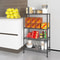Adjustable Steel Wire Shelving Rack For Small Space Corner Storage Metal Storage Solution 1
