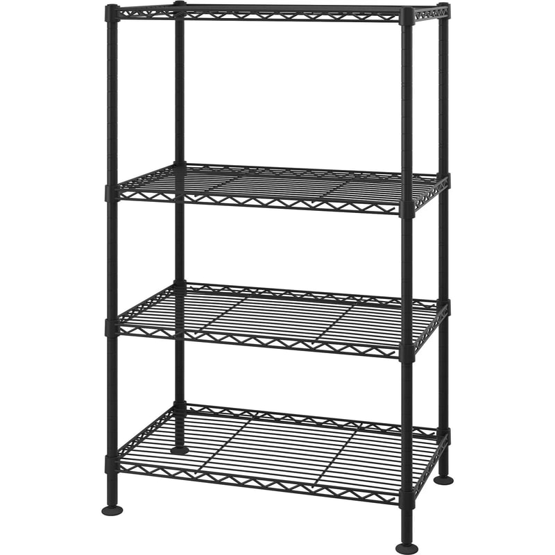 Adjustable Steel Wire Shelving Rack For Small Space Corner Storage Metal Storage Solution 2