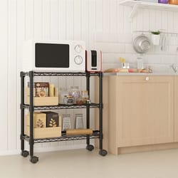 heavy duty adjustable steel shelving rack - storage organizer