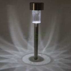 stainless steel led solar landscape path lights - outdoor garden lighting, energy-saving & durable