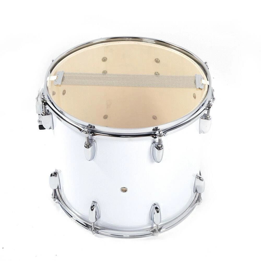 Stainless Steel Wood Marching Snare Drum Durable Percussion Instrument With Adjustable Snare For 2
