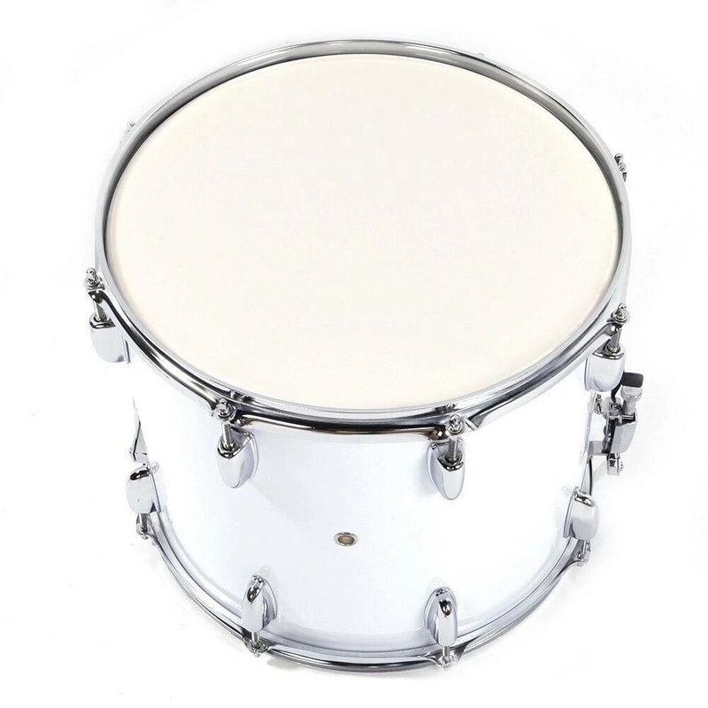 Stainless Steel Wood Marching Snare Drum Durable Percussion Instrument With Adjustable Snare For 3