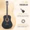 Round Acoustic Guitar Set Tuner Strings And Picks Perfect For Beginners 6