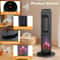 Tower Space Heater With Flame Oscillation Timer Remote Control 1