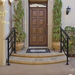 adjustable iron handrail for outdoor steps – durable, weather-resistant, easy installation