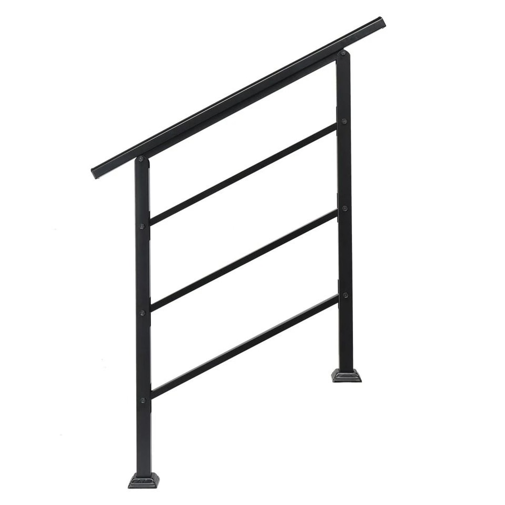 Adjustable Iron Handrail For Outdoor Steps Durable WeatherResistant Easy Installation 6