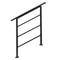 Adjustable Iron Handrail For Outdoor Steps Durable WeatherResistant Easy Installation 6