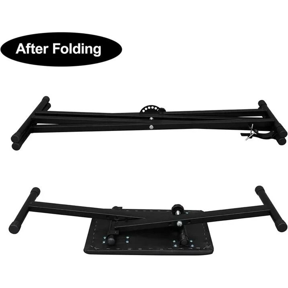 Heavy Duty Keyboard Stand And Bench Adjustable Durable Piano Stand With Comfortable Bench For Musi 3