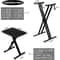 Heavy Duty Keyboard Stand And Bench Adjustable Durable Piano Stand With Comfortable Bench For Musi 2