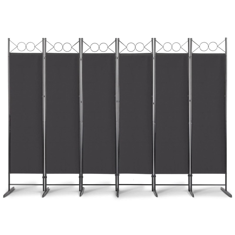 Folding Privacy Divider Room Wall Divider Portable Partition Screen For Bedroom Living Room Office 4