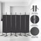 Folding Privacy Divider Room Wall Divider Portable Partition Screen For Bedroom Living Room Office 6