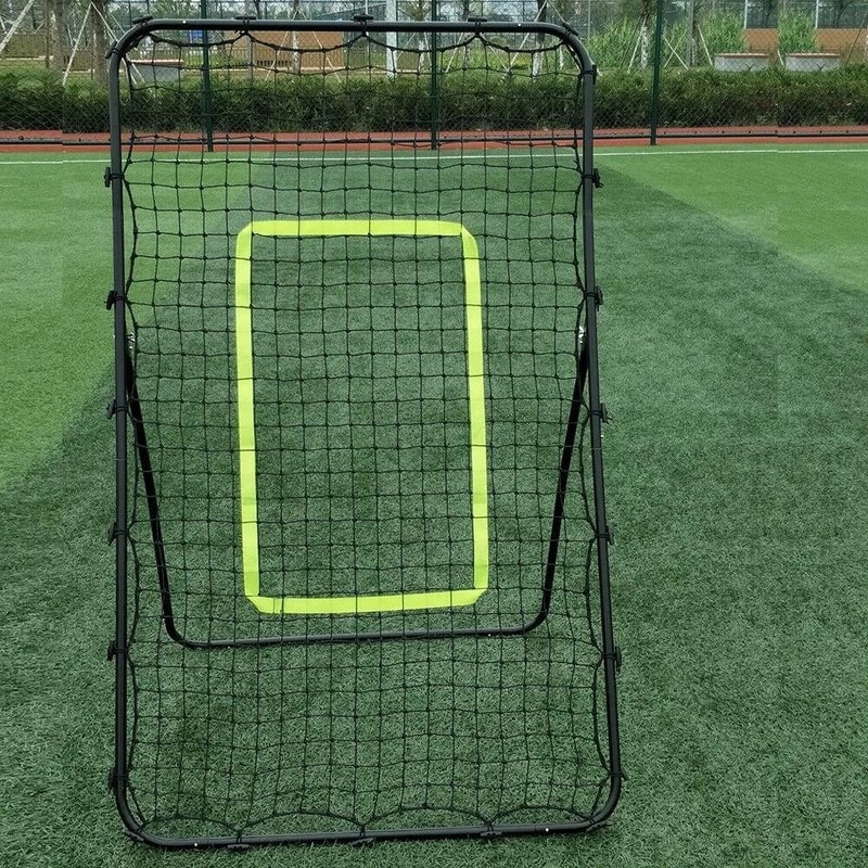 Pitch Back Rebound Net For Football Baseball Ultimate Throwing Pitching Return Training Tool 0