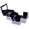 Aluminum Makeup And Jewelry Storage Box Cosmetic Button Lock Organizer For Travel 2