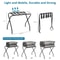 Foldable Metal Luggage Rack Stand For Guest Rooms Bedrooms 2