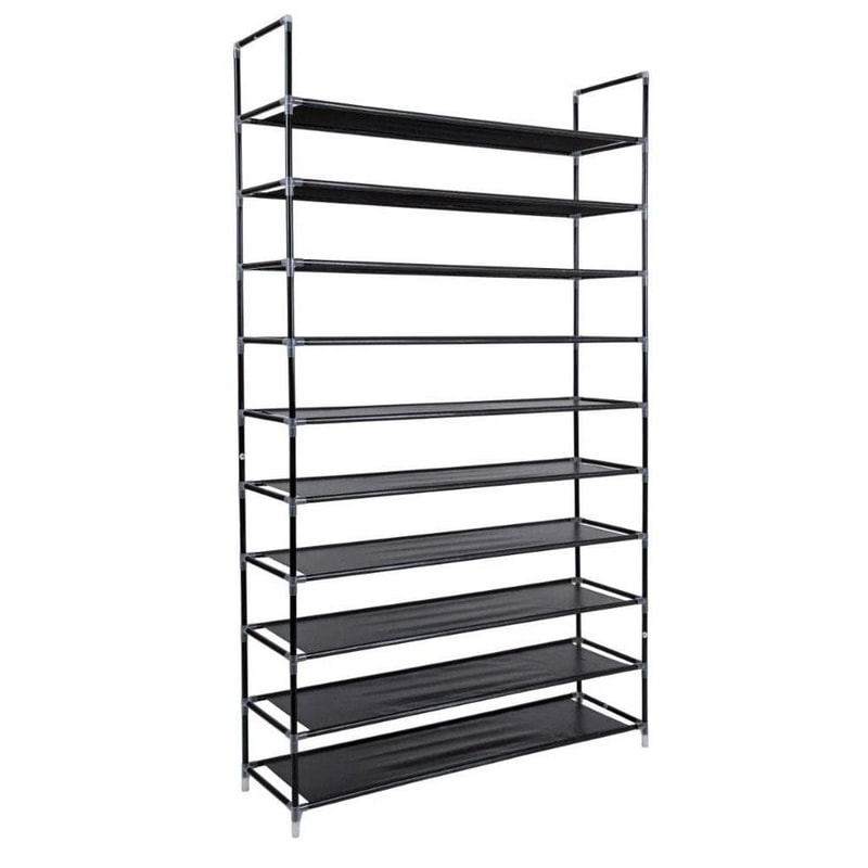Stackable Stainless Steel Shoe Rack Storage Shelf 8