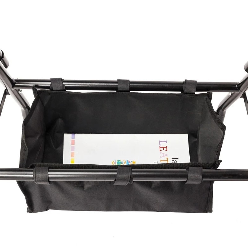 Lightweight Aluminum Rollator Walker With Curved Back Seat Adjustable Height 6