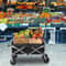 Folding Beach Cart Collapsible Utility Garden Shopping Cart 1