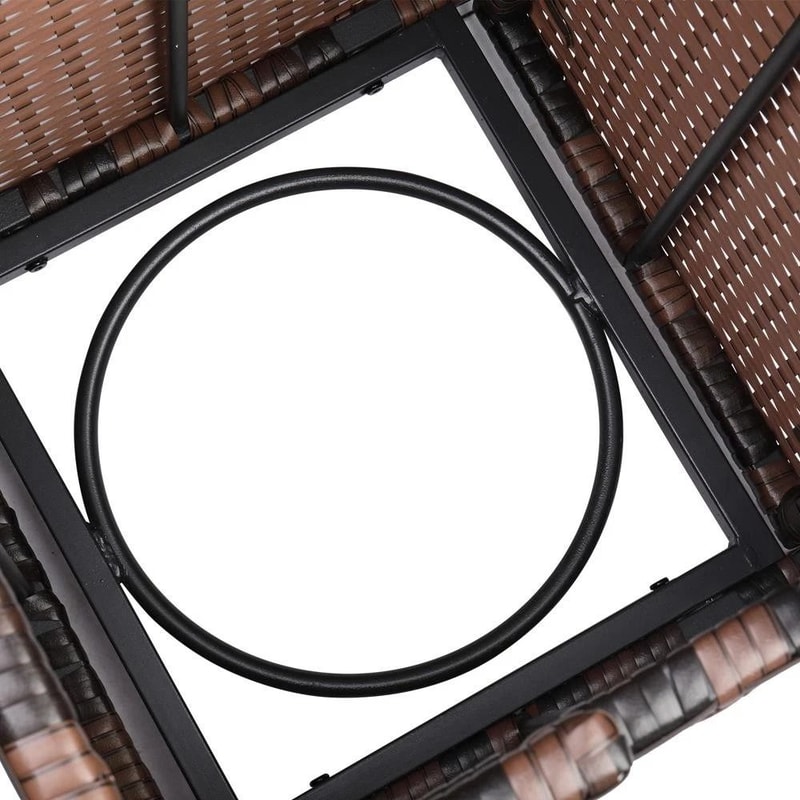 Outdoor Side Table Square Coffee End Table For Patio Living Room 1