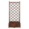 Wood Planter Raised Garden Bed With Trellis Outdoor Garden Box For Climbing Plants And Vegetables 1