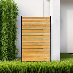 divided style splicing plain fir wooden fence – outdoor garden panel