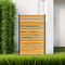 Divided Style Splicing Plain Fir Wooden Fence Outdoor Garden Panel 0