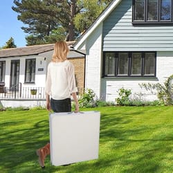 portable aluminum alloy folding camping table for indoor & outdoor use – compact & durable