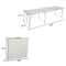 Portable Aluminum Alloy Folding Camping Table For Indoor Outdoor Use Compact Durable 4