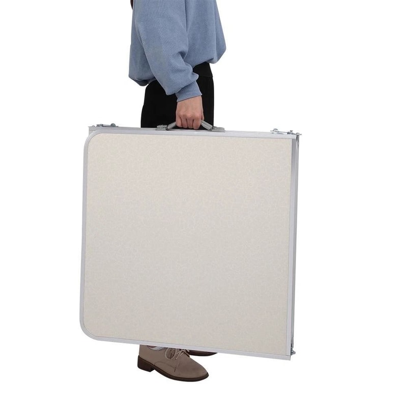 Portable Aluminum Alloy Folding Camping Table For Indoor Outdoor Use Compact Durable 2