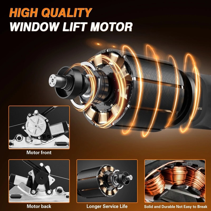 Front Driver Left Window Regulator And Motor 2