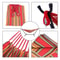SpaceSaving Outdoor Hammock With Steel Stand Red Polyester Portable Carrying Case 6