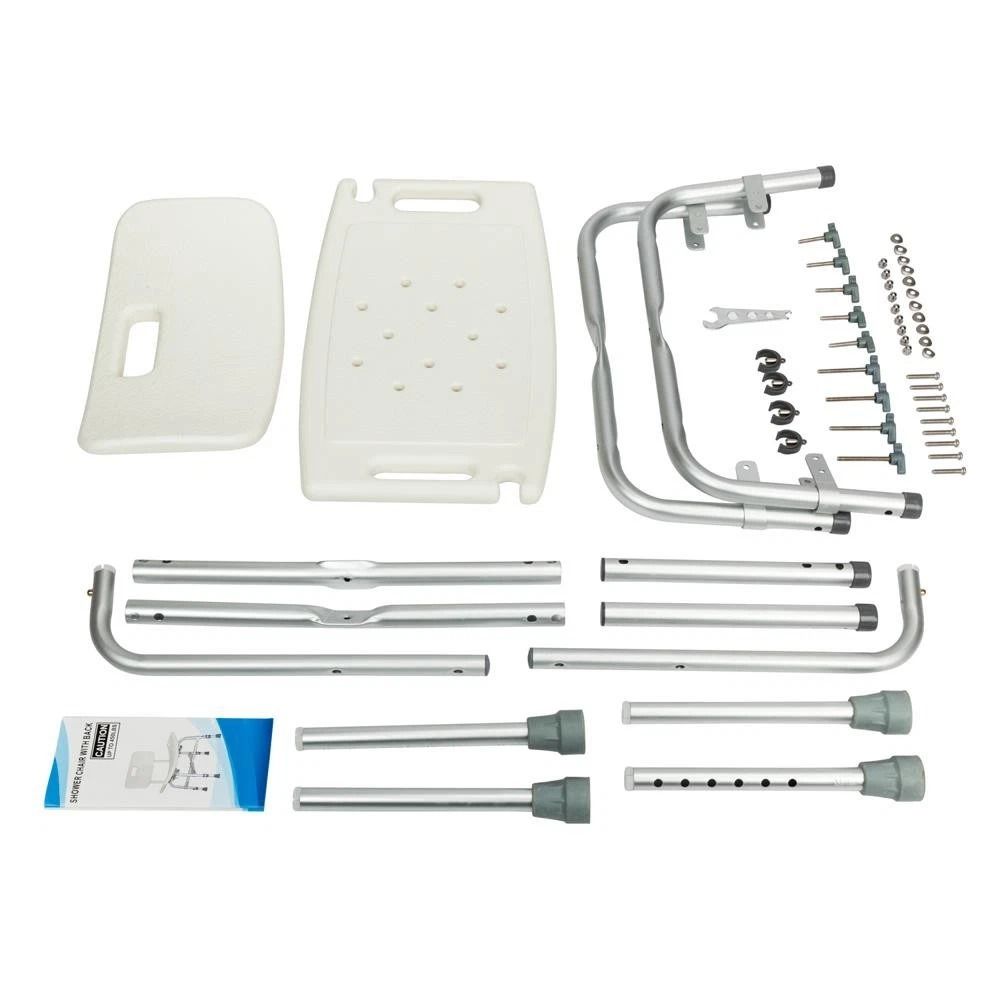 Adjustable Bathtub Shower Seat Chair With Back Support 7