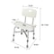Adjustable Bathtub Shower Seat Chair With Back Support 5