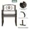 Heavy Duty Metal Double Rocking Chair For Outdoor Patio Garden Glider Bench 1
