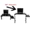 Adjustable Laptop Desk With Cooling Fan Folding Sofa Table Bed Tray Ergonomic PC Stand 2