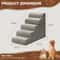 Foam Pet Stairs For Bed Or Couch Portable Detachable Versatile 2