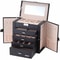 Large Jewelry Organizer Box With Drawers For Watches Rings Necklaces Jewelry Storage 6