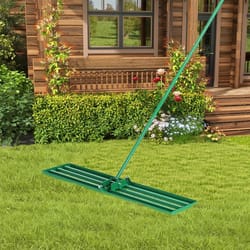 heavy duty lawn leveling rake for garden & golf course - professional tool for perfect lawn & smooth terrain
