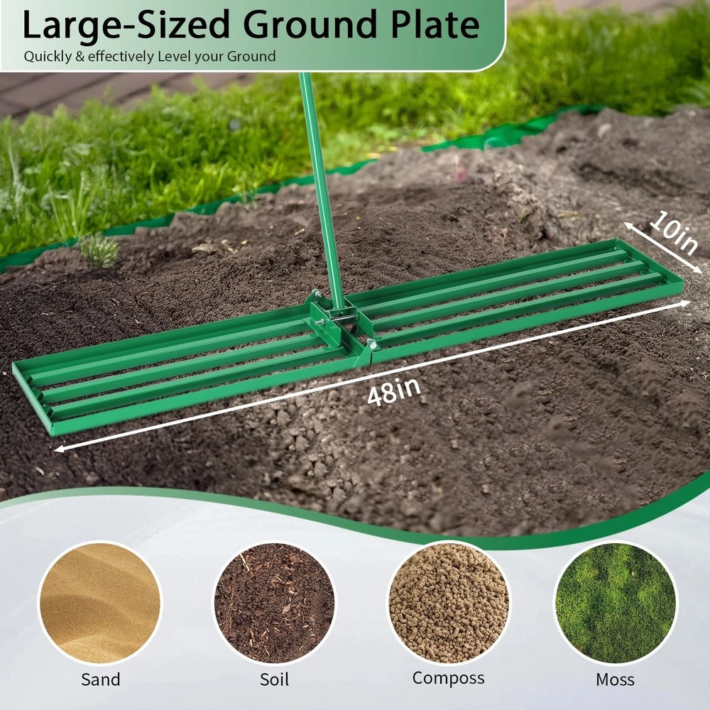 Heavy Duty Lawn Leveling Rake For Garden Golf Course Professional Tool For Perfect Lawn Smooth T