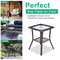 Outdoor Side Table For Patio Porch Balcony AllWeather Coffee Bistro Table With Storage Easy Asse 2