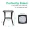 Outdoor Side Table For Patio Porch Balcony AllWeather Coffee Bistro Table With Storage Easy Asse 3