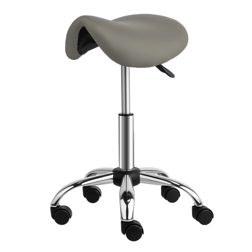 Adjustable Saddle Stool Rolling Chair Hydraulic Stylist Cutting Stool For Salon Office Use 0