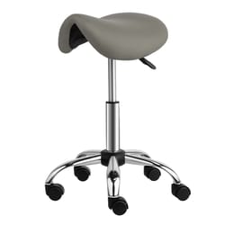 adjustable saddle stool rolling chair – hydraulic stylist cutting stool for salon & office use