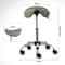 Adjustable Saddle Stool Rolling Chair Hydraulic Stylist Cutting Stool For Salon Office Use 3