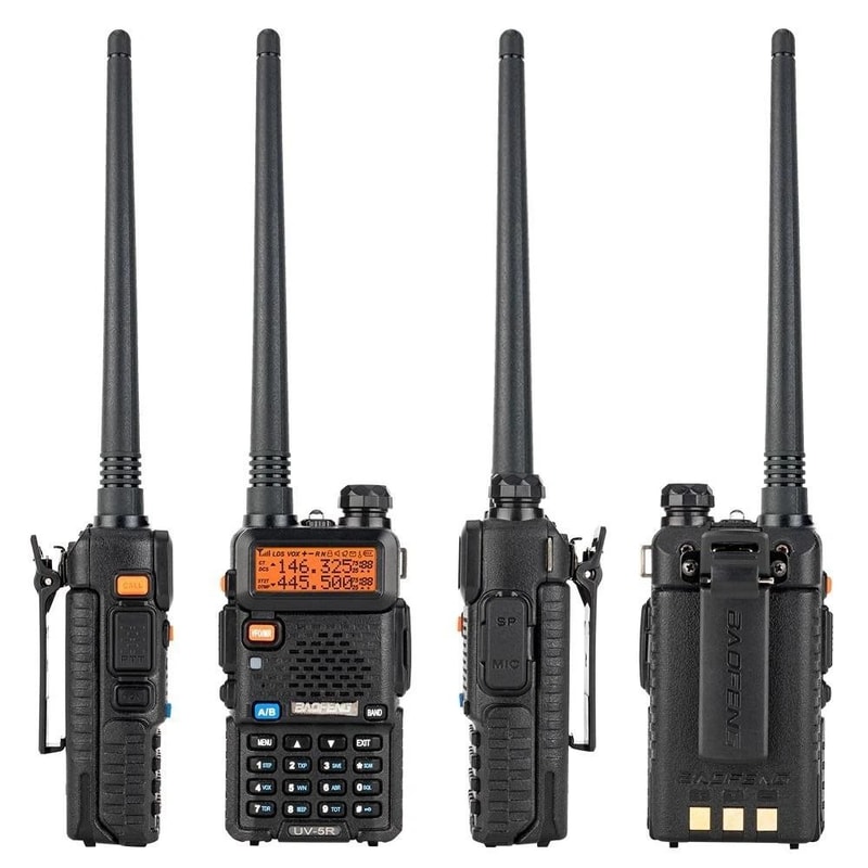 DualBand Walkie Talkie With FM Flashlight 5