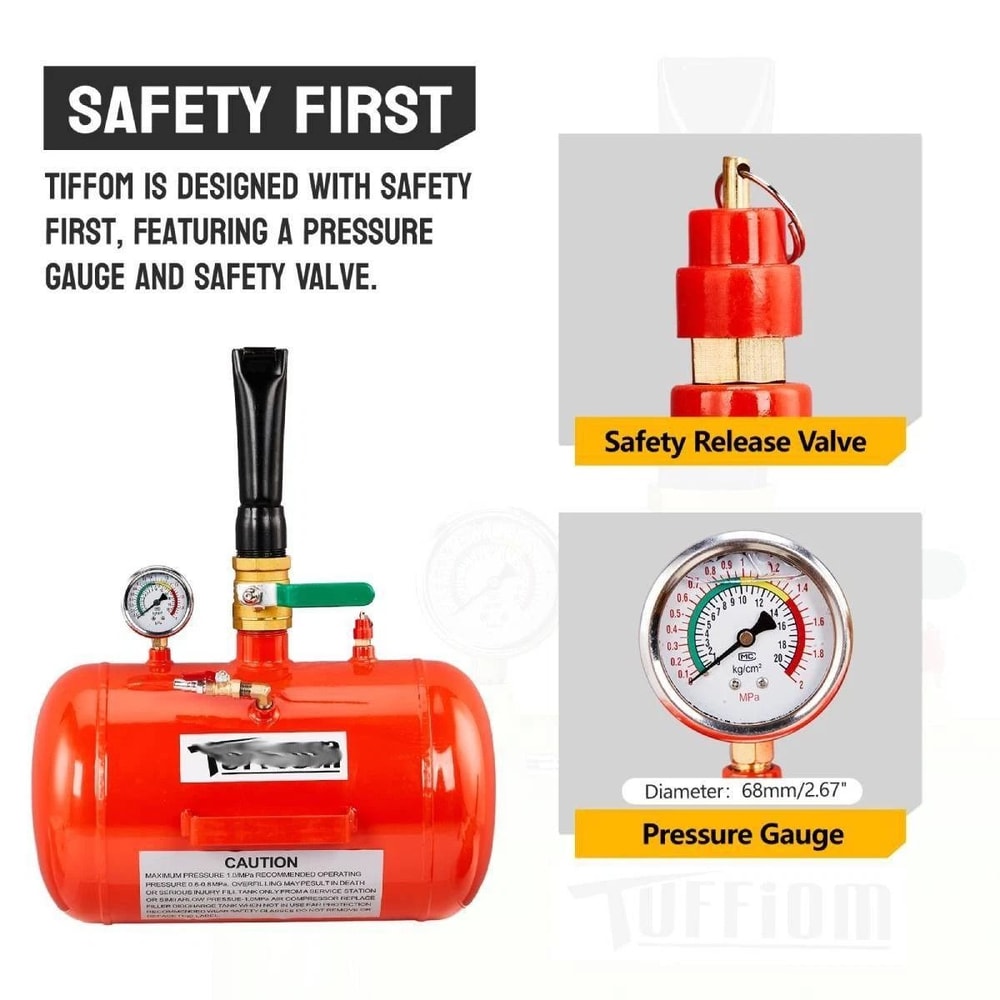 Air Tire Bead Seater Blaster Tool Inflator For Truck Heavy Duty Vehicles 4