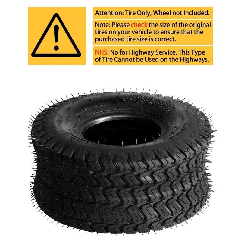 Riding Lawn Mower Garden Tractor Turf Tires 2