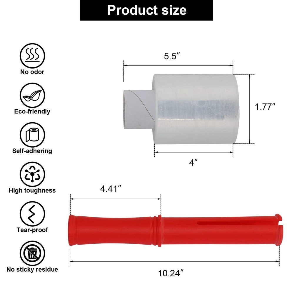 Industrial Stretch Wrap Tear Resistant Moving Supplies With Handles 4