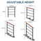 Wrought Iron Solid Wood Handrails For Outdoor Steps Durable WeatherResistant Stair Railing 2