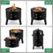 Portable Charcoal BBQ Smoker Grill For Outdoor Camping Round Barbecue 6
